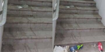 Serramanna, mascherina sul naso e via di corsa per attraversare il sottopasso ferroviario