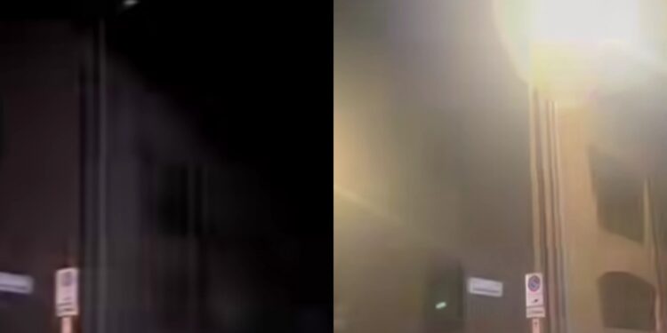 Luci a intermittenza e via Colomba Antonietti si trasforma in “discoPirri”