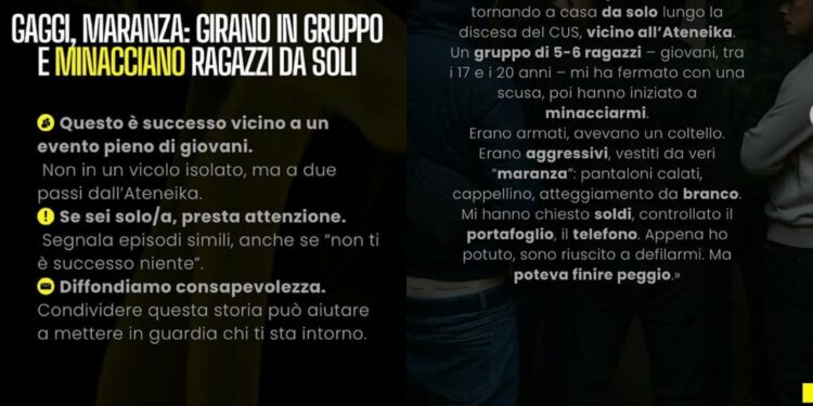 Cagliari, accerchiato da un gruppo di giovanissimi armati con la scusa di una sigaretta