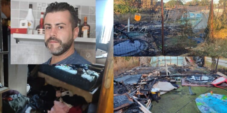 Casa distrutta dalle fiamme a Quartu, la famiglia di Nicola Loi perde tutto