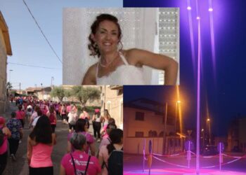 Serrenti, una luce rosa per non dimenticare Francesca