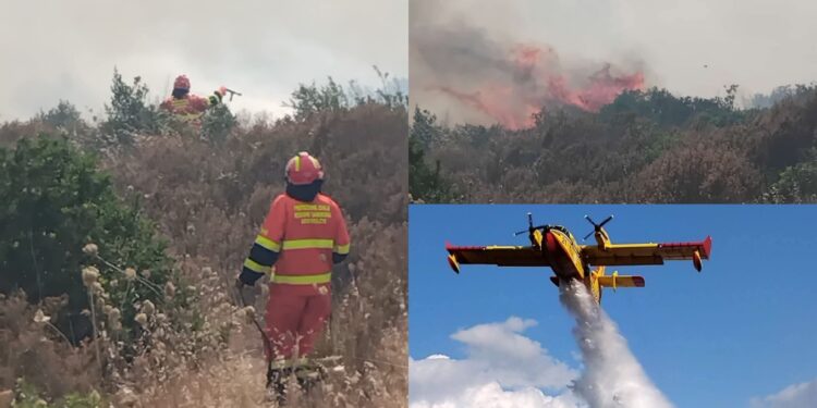Incidente stradale per due volontari mentre vanno a spegnere il fuoco a San Giovanni Suergiu