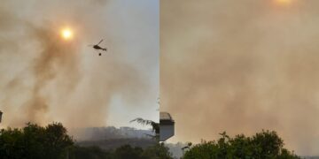 Ennesimo rogo nelle campagne di Furtei,  il fuoco minaccia le case