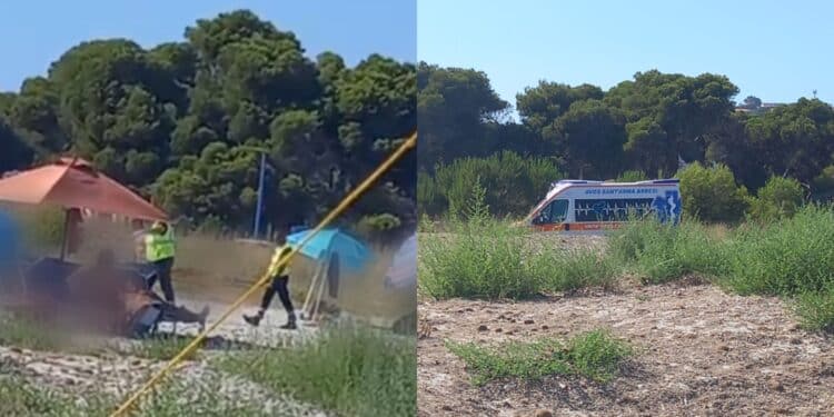 Porto Pino, malore in spiaggia per un giovanissimo: si accascia e poi viene soccorso