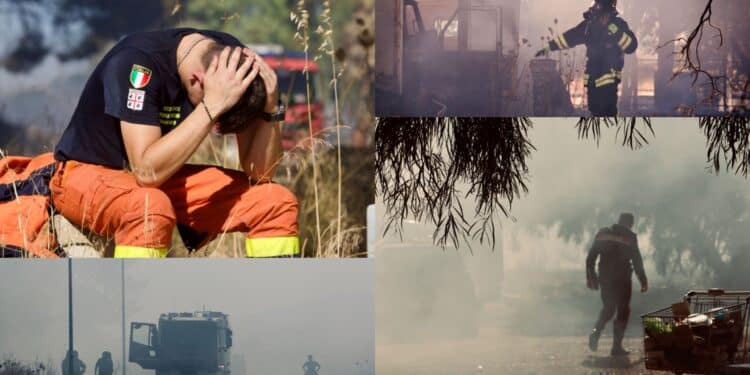 Villasor, fiamme pazzesche attorno all’ex zuccherificio: cronaca di una sera di paura