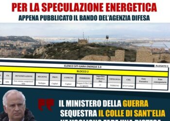 Cagliari: “Golpe sul colle di Sant’Elia, arriva un maxi impianto fotovoltaico da 37 ettari”