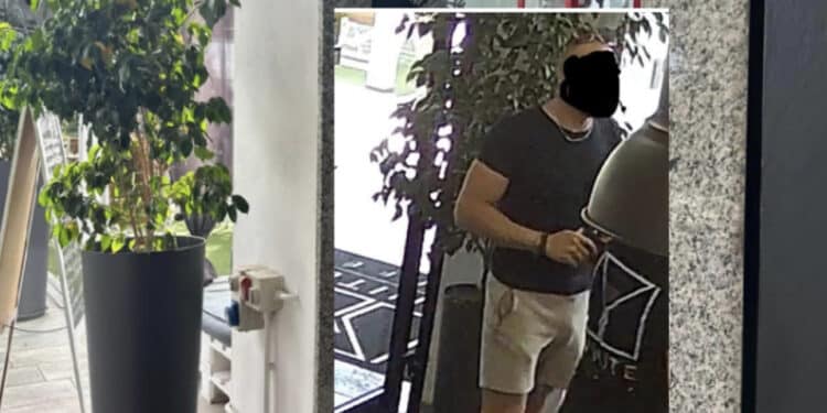 Quartu, ladro di portafoglio beccato dalle telecamere di videosorveglianza,  l’appello del titolare del White Caffè : “Riportalo”