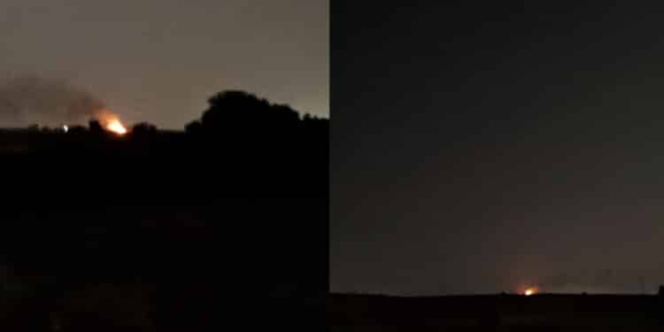 Settimo San Pietro, rogo nelle campagne del paese:  “si sospetta siano andati a fuoco materiali inquinanti”