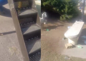 “Degrado nel parco del Poetto, giochi rotti e rifiuti ovunque”: la denuncia di un genitore