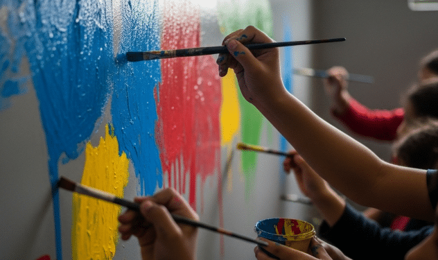La sala d’attesa del carcere di Uta si trasforma in un luogo di arte e creatività: colori e bellezza per i figli minori dei detenuti