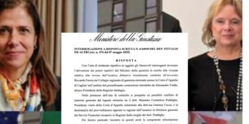 Decadenza Todde, in Sardegna arrivano gli ispettori del ministero della Giustizia: “Chiarezza su revoca Fercia e conflitto d’interessi”