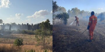 Le fiamme avvolgono anche Capoterra: grosso incendio a pochi passi dalle case