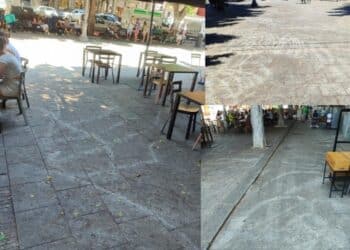 Cagliari, Piazza Yenne ripulita a metà: “Segni sullo sporco, servono mezzi più efficaci”