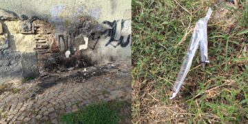 Cagliari, vandalizzata la chiesa di Sant’Alenixedda: falò sulla parete dell’edificio e siringhe buttate in terra