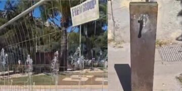 Poetto a secco, monta la protesta: “Acqua solo per i giochi, fontane chiuse da due settimane” (VIDEO)