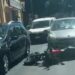 Cagliari, scontro tra auto e moto in via Italia: ferito un centauro, traffico in tilt (VIDEO)