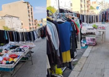 Cagliari, via Is Maglias trasformata in un grande bazar: “Vendita selvaggia sotto casa, nessun controllo”