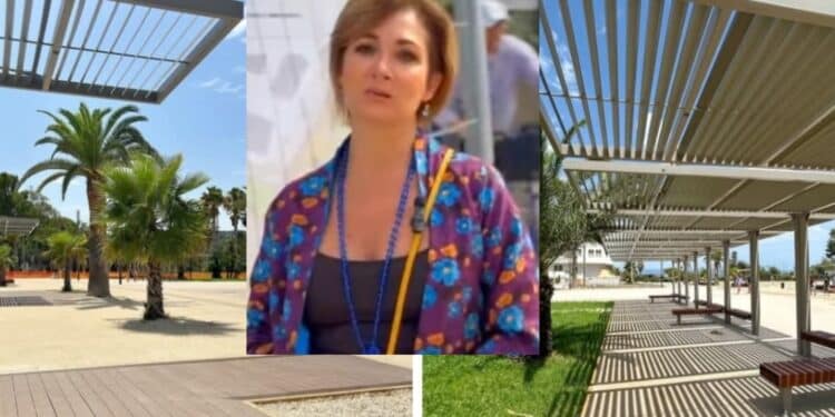 Poetto, riapre piazza degli Arcipelaghi: taglio del nastro tra polemiche e rivendicazioni