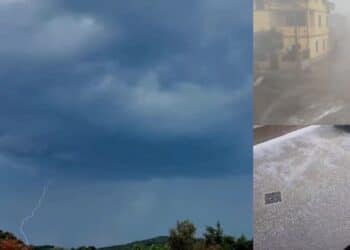 Violenti nubifragi mettono ko vigne e frutteti, a Silius parabrezza infranti dalla grandine