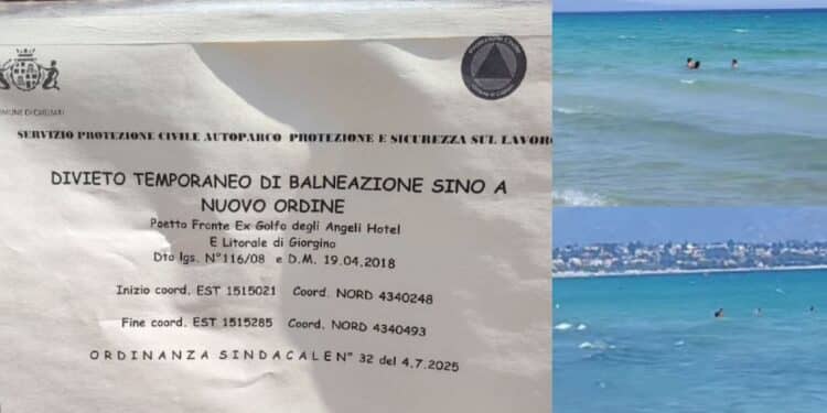 Divieto e batteri non fermano i tuffi in acqua: bagnanti avvistati tra il Marino e l’Ottagono