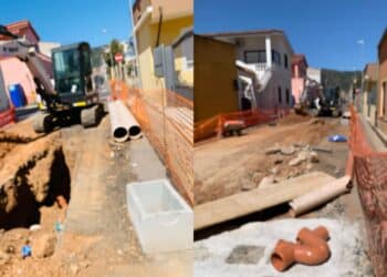 Capoterra, via Mazzini in ostaggio del cantiere che procede a singhiozzo