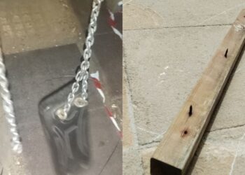 Villa San Pietro, l’altalena è danneggiata dai vandali: bimba cade a terra dopo un volo