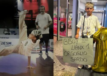 Cagliari, a 11 anni Eljan Locci è campione italiano di break dance