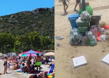 Estate cafona dal Poetto a Costa Rei: fumatori incivili, ombrellone selvaggio e cestini straripanti