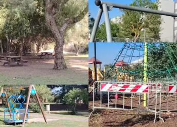 Assemini, il parco comunale abbandonato e preso di mira dai vandali