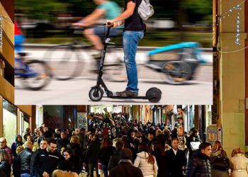 Cagliari, rischia di essere travolto da un monopattino nelle vie dello shopping