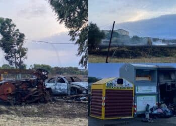 Incendio a Serramanna, l’accusa del sindaco: “Chi ha fatto questo è un criminale”