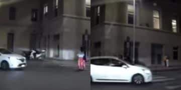 Cagliari, due ragazze rischiano di essere travolte sulle strisce in via Mameli