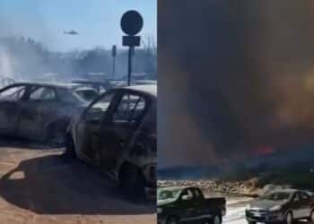 Inferno di fuoco a Punta Molentis, auto bruciate e bagnanti intrappolati: momenti di terrore nella spiaggia di Villasimius