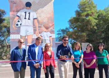 Cagliari, inaugurata a San Bartolomeo un’opera di Street Art in omaggio a Gigi Riva