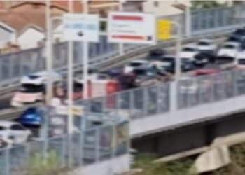 Cagliari, tamponamento sull’Asse Mediano: traffico impazzito