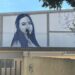 Un murale con il volto di Najibe: un’opera di Manu Invisible a Su Planu