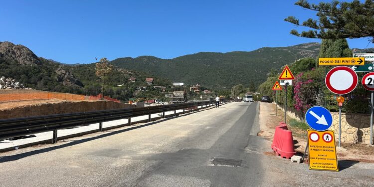 Capoterra, riapre la strada 26 a Poggio dei Pini