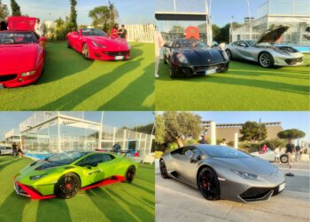 Cagliari, supercar da sogno per la “Serata in Rosso”