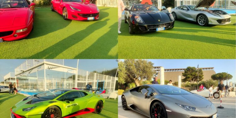 Cagliari, supercar da sogno per la “Serata in Rosso”