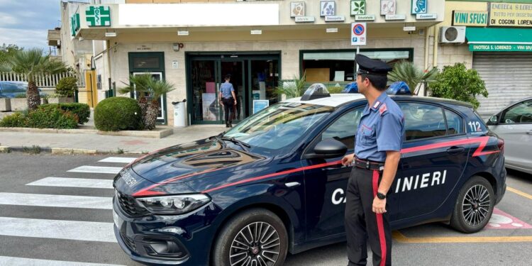 Rapina in farmacia a Monserrato in via San Lorenzo: arrestato dai carabinieri in meno di due ore 