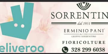 Sorrentino ed Erminio Pani – Gruppo Sorrentino è la prima fioricoltura a Cagliari su Deliveroo!