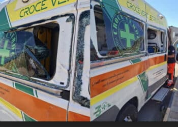 Serramanna, ambulanza investita da un tir: miracolosamente illesi tutti i volontari a bordo