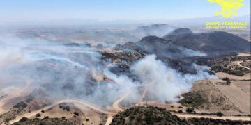 Sardegna ancora tra le fiamme, bruciano Furtei e Nurri: 19 incendi in tutta l’Isola