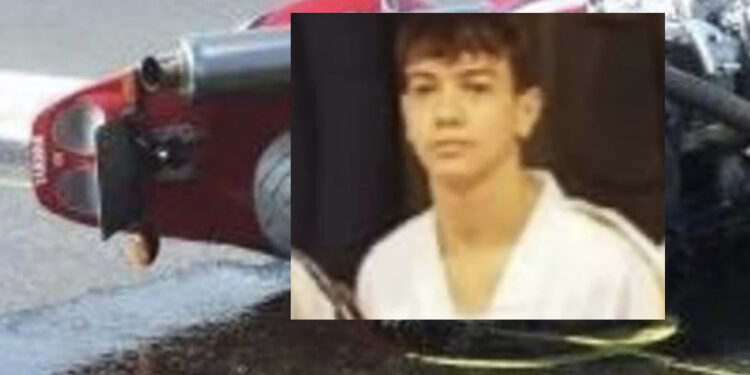Alghero piange Fabrizio Calaresu, morto a 17 anni in un incidente in moto