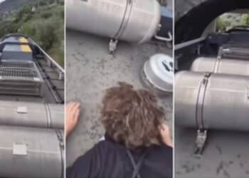 Salgono sul treno in corsa e si filmano: la nuova assurda sfida social