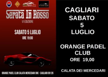 Cagliari, tutto pronto per la sesta edizione della Serata in Rosso