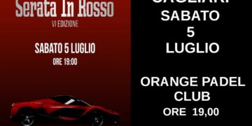 Cagliari, tutto pronto per la sesta edizione della Serata in Rosso