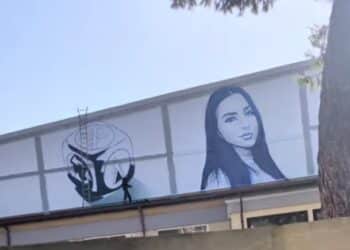 Selargius, nella scuola elementare a Su Planu il murale sulla sicurezza stradale