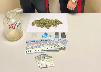 Flumini di Quartu, 36enne arrestato in flagrante mentre spacciava cocaina