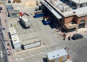 Cagliari, accelerata estiva nel cantiere del mercato di San Benedetto: avanti con i lavori